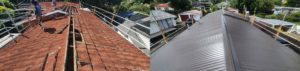 Before and after comparison