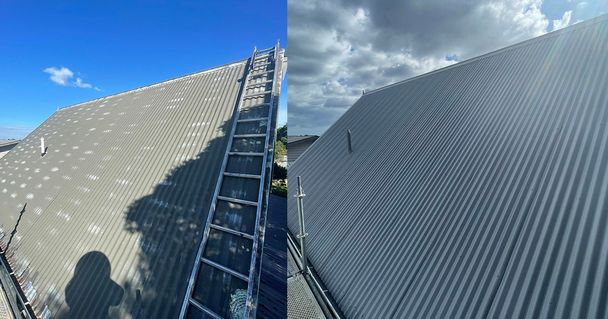 Before and after comparison