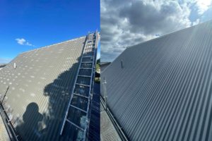 Before and after comparison